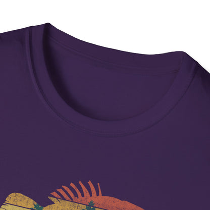 Fly Fishing Outdoor Forest Nature Fisherman Wildlife V2 T-Shirt