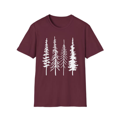 Trees Hiking Hiker Adventures T-Shirt