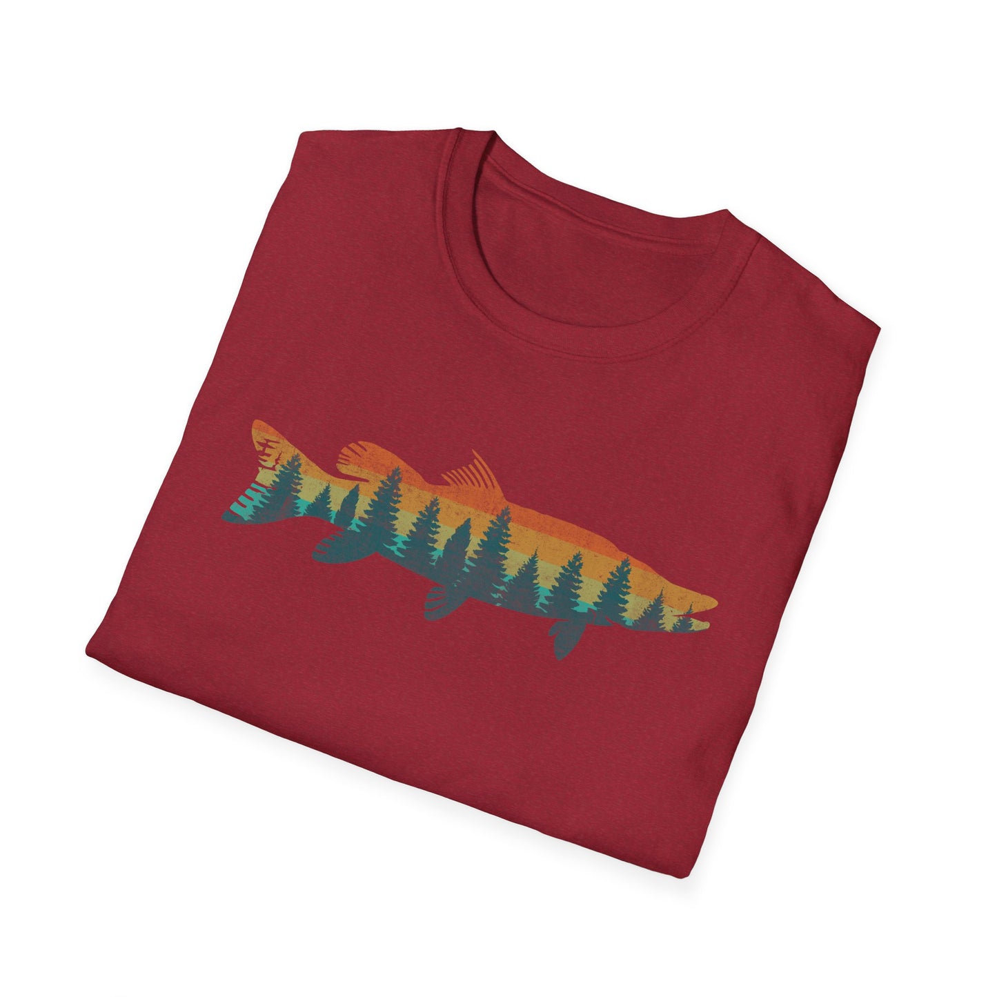 Fly Fishing Outdoor Forest Nature Fisherman Wildlife V3 T-Shirt