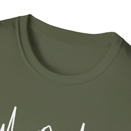 Mountains Hiking  Heartbeat Hiker Adventures V2 T-Shirt