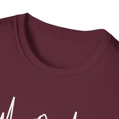 Mountains Hiking  Heartbeat Hiker Adventures V2 T-Shirt