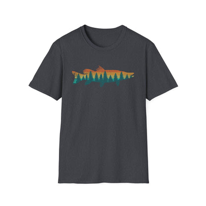 Fly Fishing Outdoor Forest Nature Fisherman Wildlife V3 T-Shirt