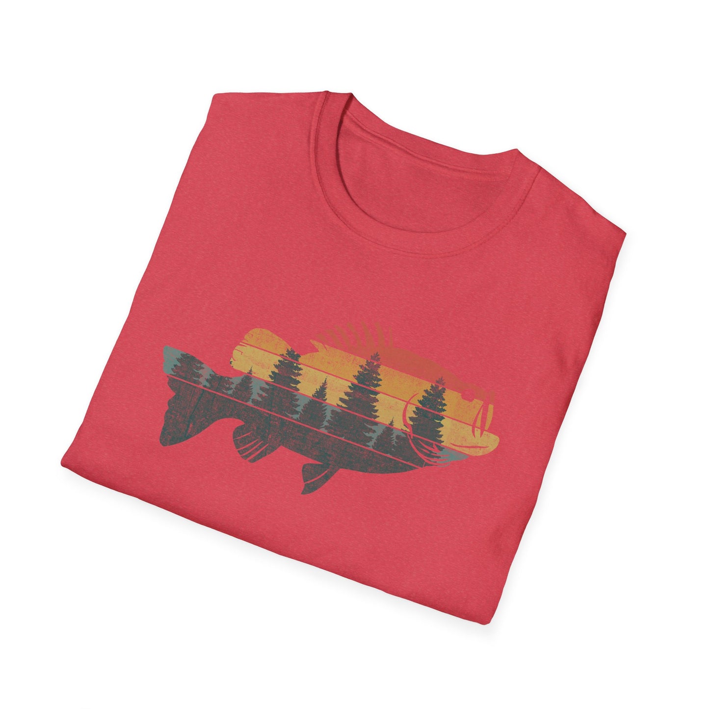 Fly Fishing Outdoor Forest Nature Fisherman Wildlife V2 T-Shirt