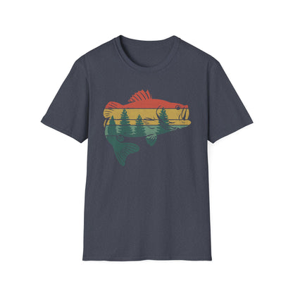 Fly Fishing Outdoor Forest Nature Fisherman Wildlife V4 T-Shirt