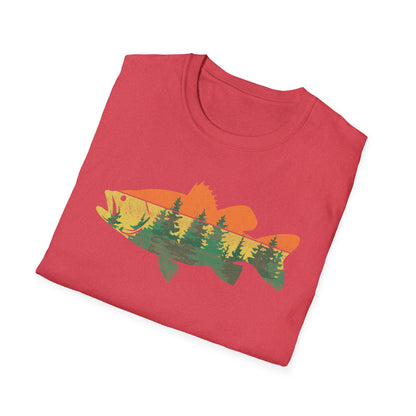 Fly Fishing Outdoor Forest Nature Fisherman Wildlife V1 T-Shirt