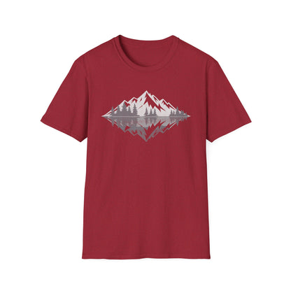 Mountains Art For outdoors hikers and nature lovers V2 T-Shirt