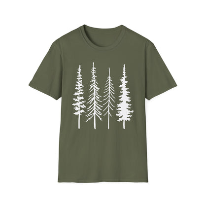Trees Hiking Hiker Adventures T-Shirt