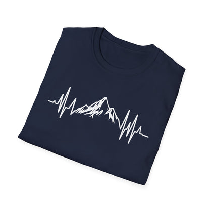 Mountains Hiking  Heartbeat Hiker Adventures V1 T-Shirt