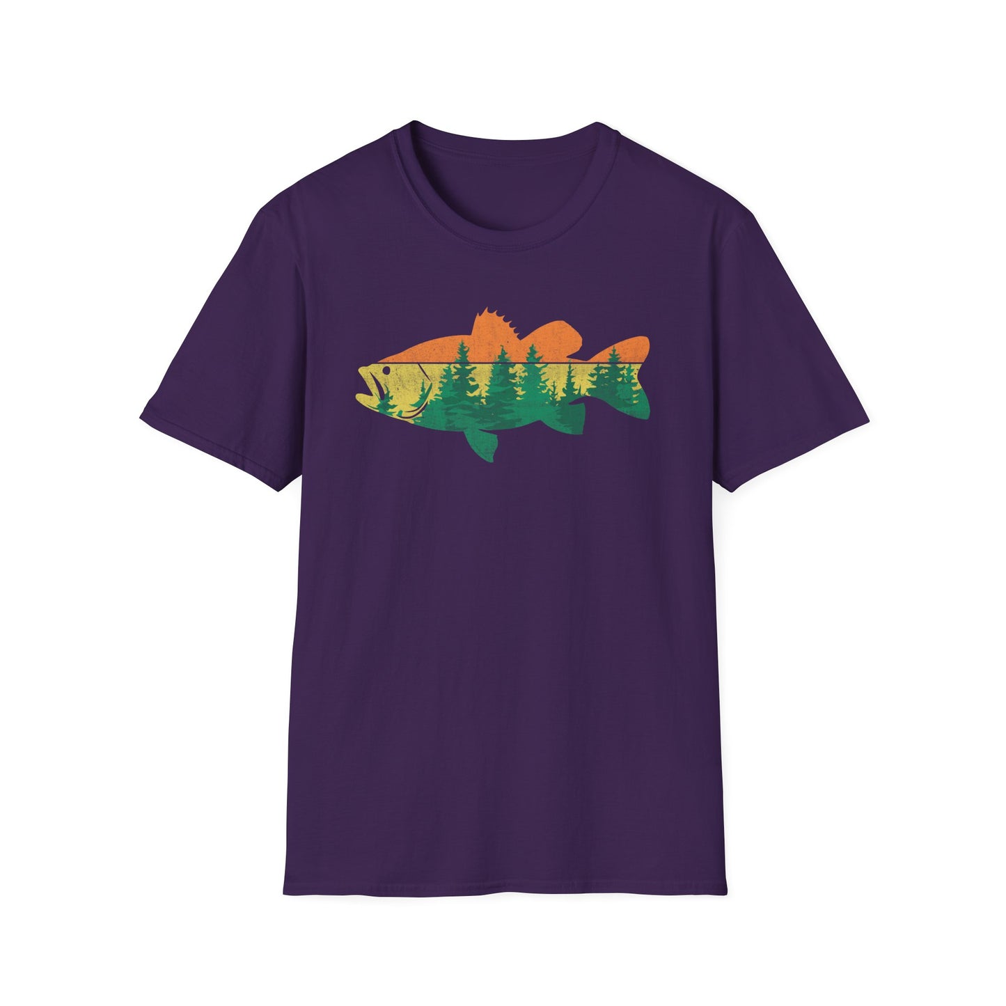 Fly Fishing Outdoor Forest Nature Fisherman Wildlife V1 T-Shirt
