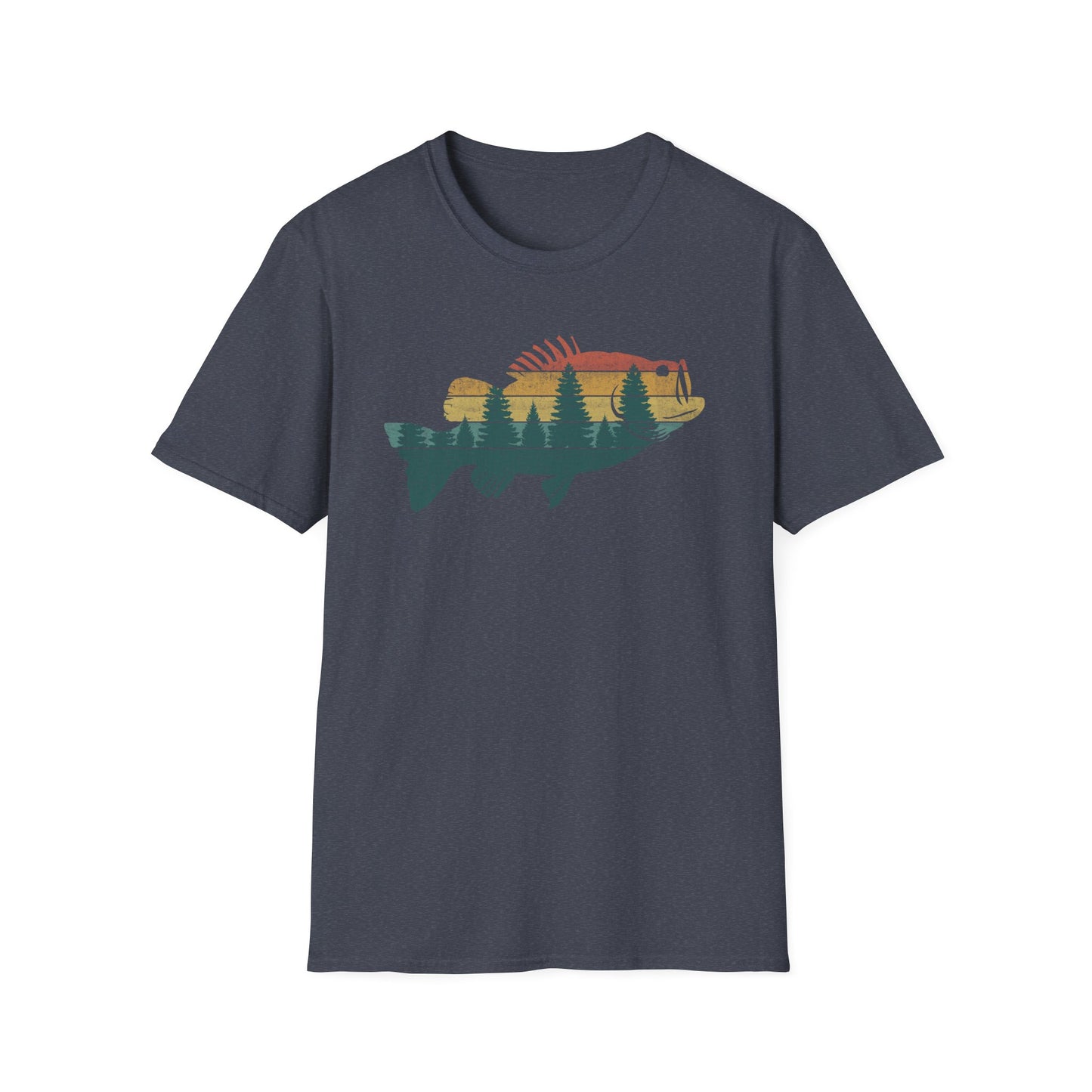 Fly Fishing Outdoor Forest Nature Fisherman Wildlife V2 T-Shirt