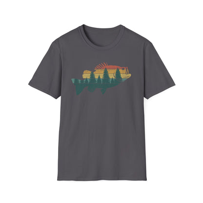 Fly Fishing Outdoor Forest Nature Fisherman Wildlife V2 T-Shirt