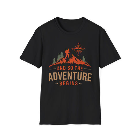 And So The  advunture begin V4 T-Shirt