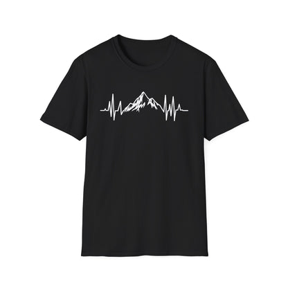 Mountains Hiking  Heartbeat Hiker Adventures V1 T-Shirt
