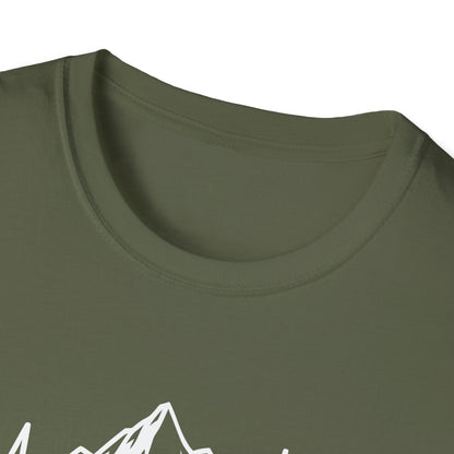 Mountains Hiking  Heartbeat Hiker Adventures V1 T-Shirt