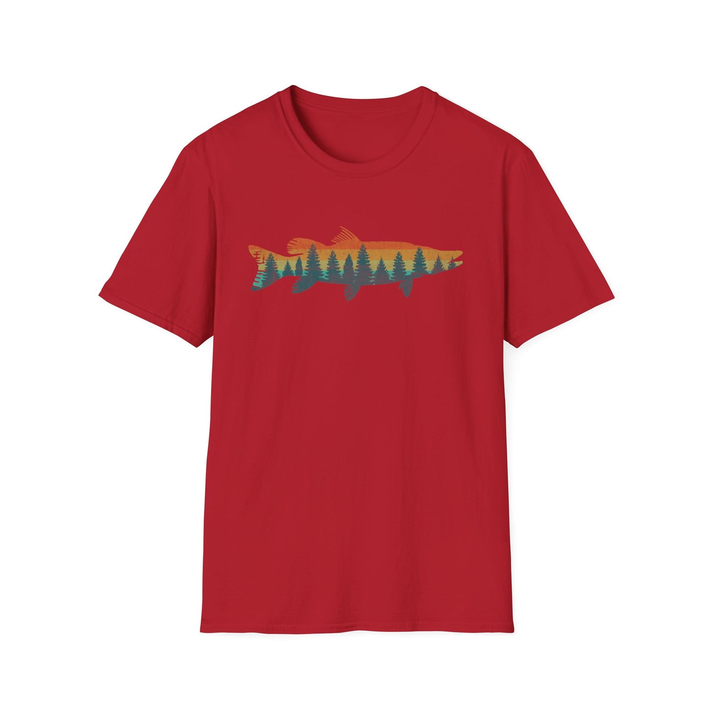 Fly Fishing Outdoor Forest Nature Fisherman Wildlife V3 T-Shirt