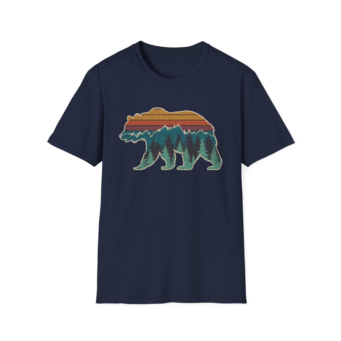 Bear Mountain Retro Vintage V1 T-Shirt