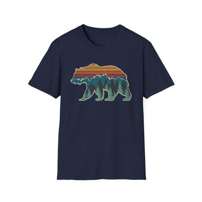 Bear Mountain Retro Vintage V1 T-Shirt