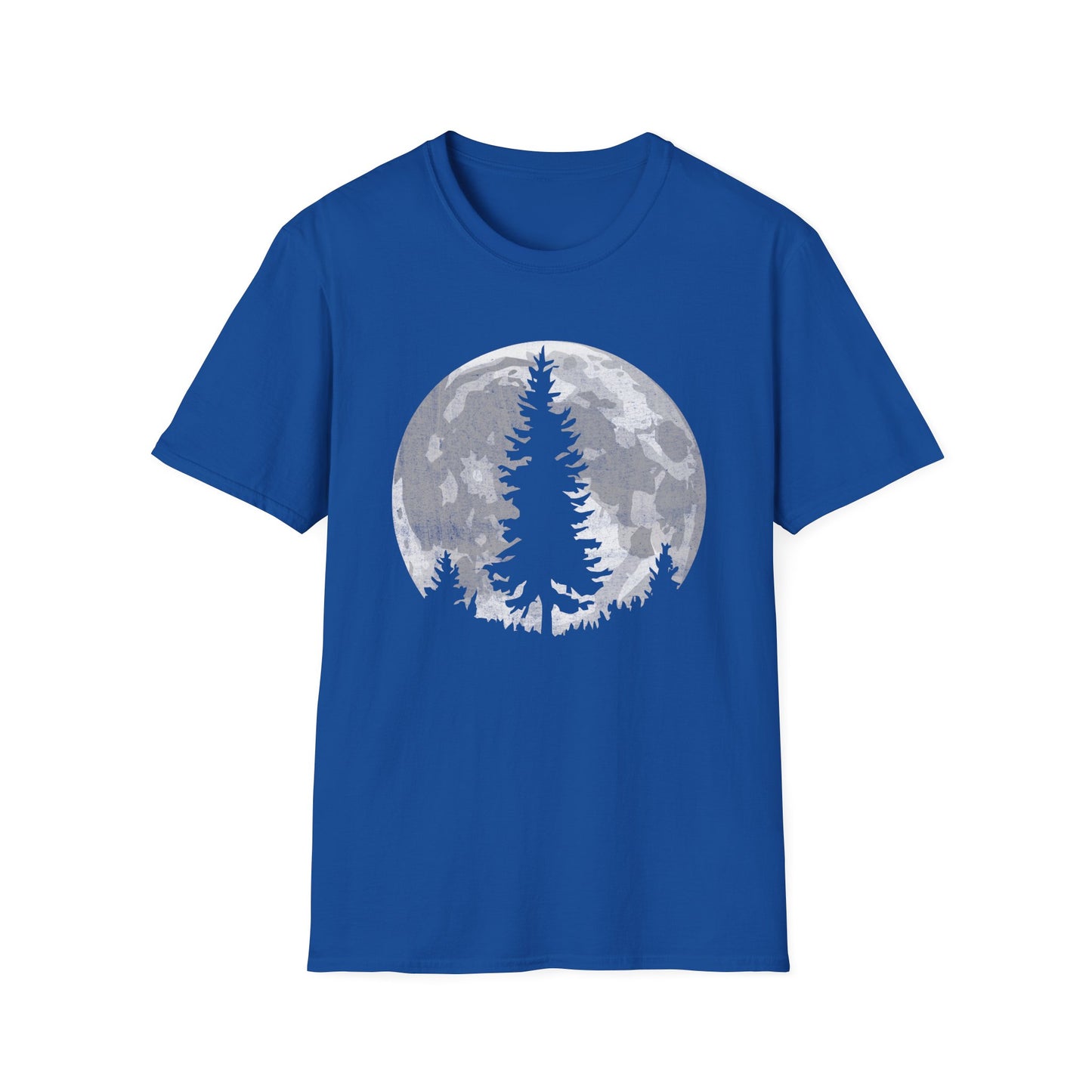 Moon Outdoor Trees Hikers T-Shirt