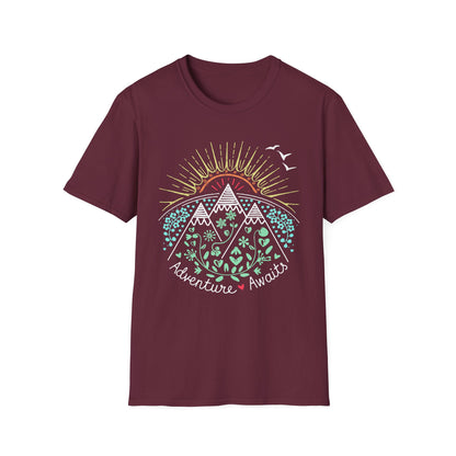 Adeventure Awaits outdoor V7 T-Shirt