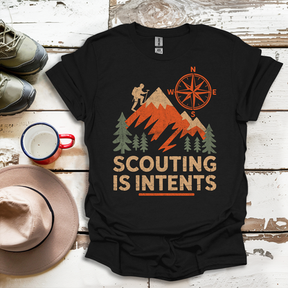 Hiking Outdoor Nature  Scouting Is Intents V1 T-Shirt