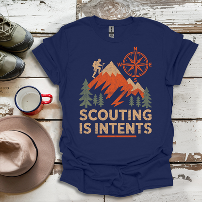 Hiking Outdoor Nature  Scouting Is Intents V1 T-Shirt