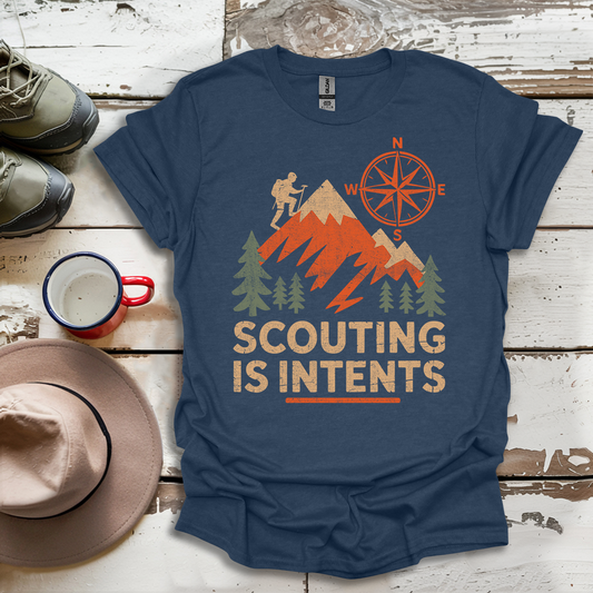 Hiking Outdoor Nature  Scouting Is Intents V1 T-Shirt