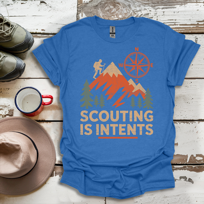 Hiking Outdoor Nature  Scouting Is Intents V1 T-Shirt