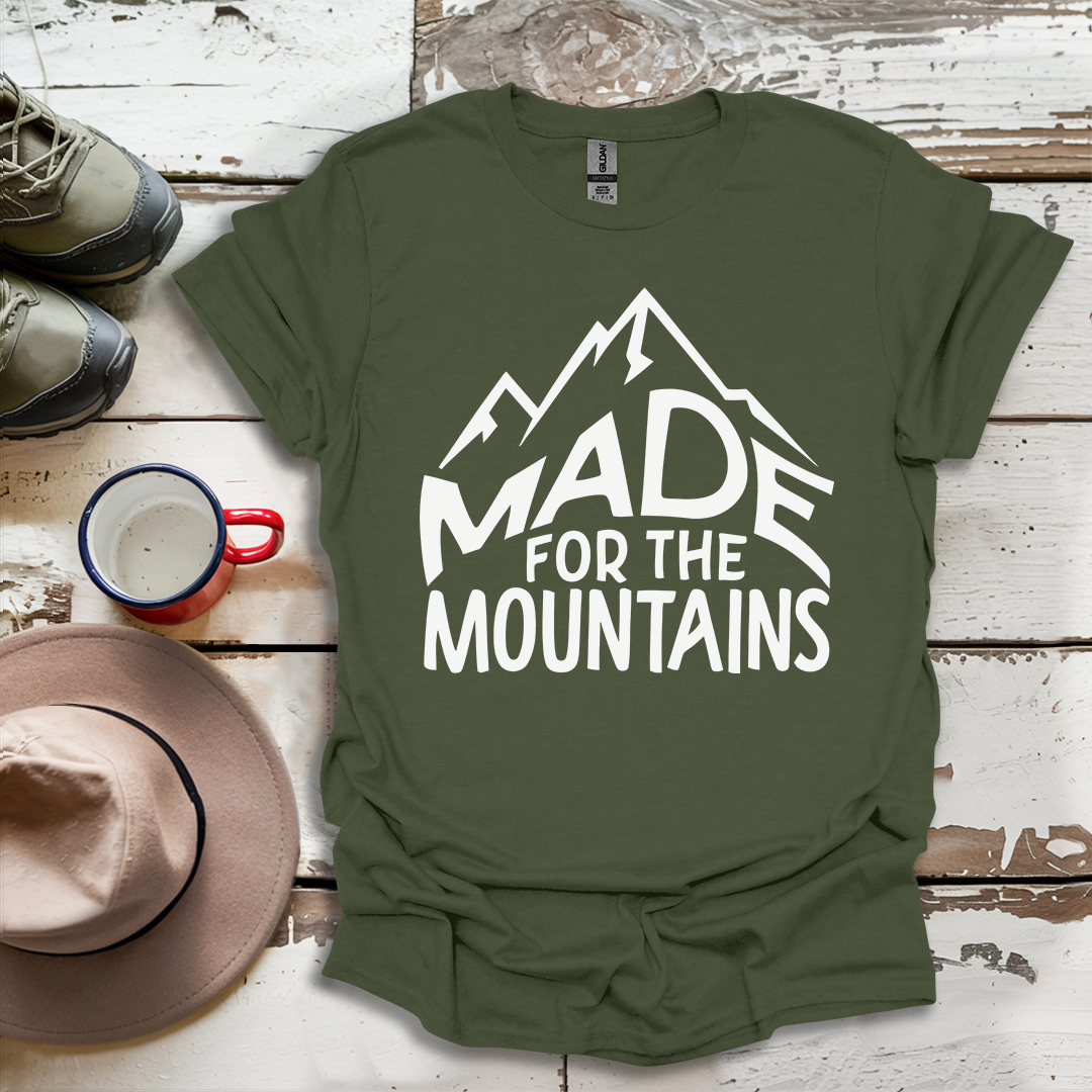 Hiking Outdoor Nature Made For The Mountains V4 T-Shirt