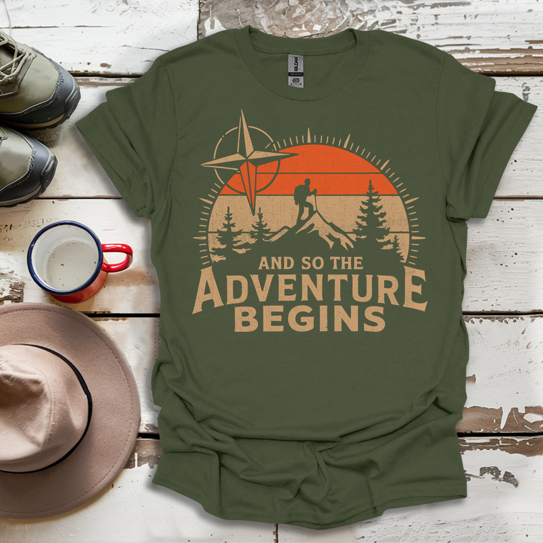 And So The  advunture begin V8 T-Shirt
