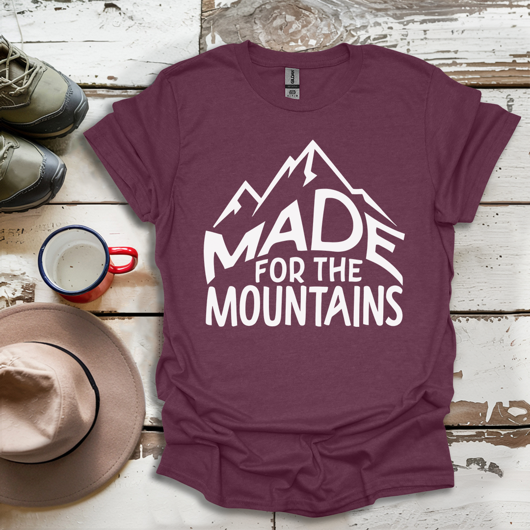 Hiking Outdoor Nature Made For The Mountains V4 T-Shirt