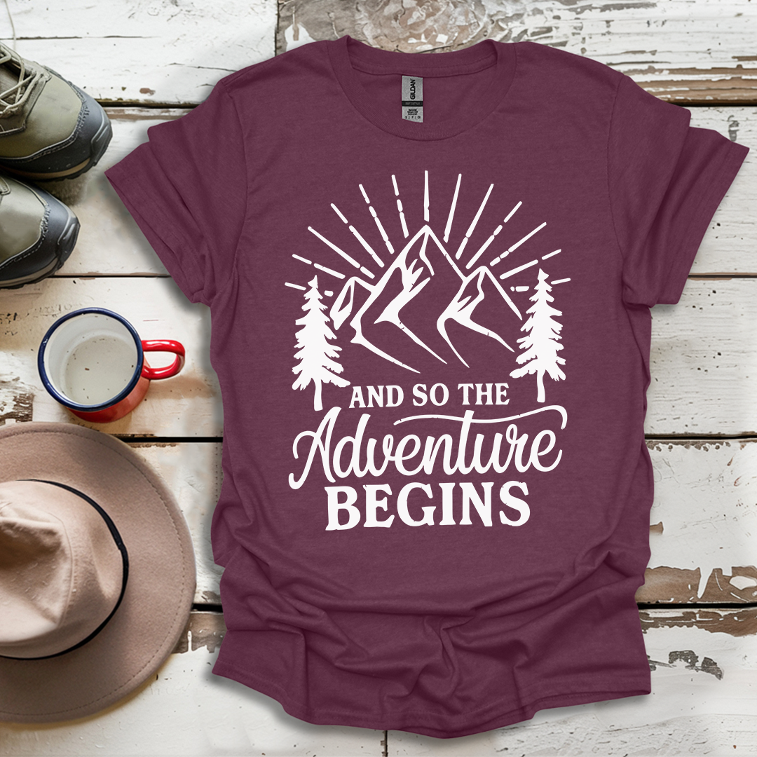 And So The  advunture begin V3 T-Shirt