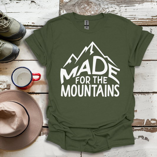 Hiking Outdoor Nature Made For The Mountains V4 T-Shirt