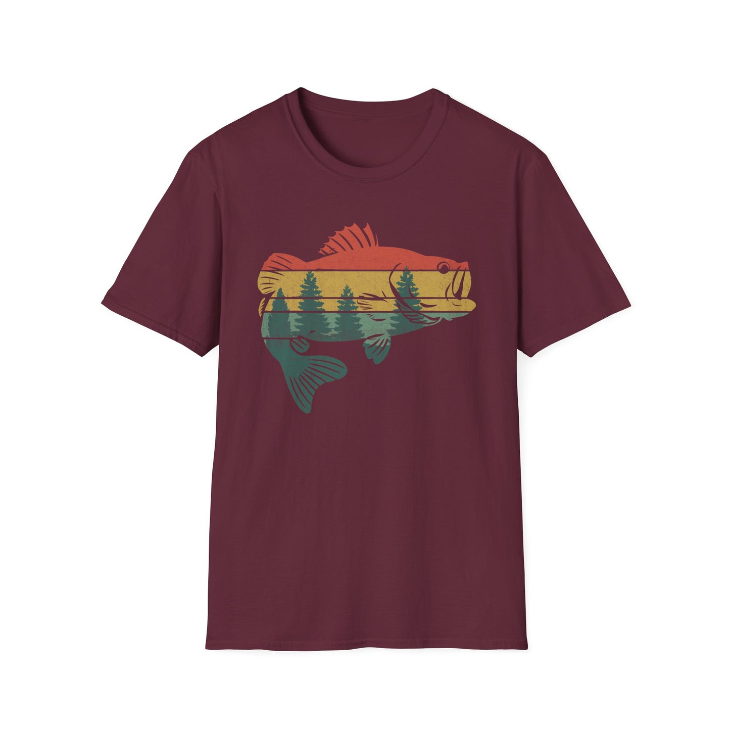 Fly Fishing Outdoor Forest Nature Fisherman Wildlife V4 T-Shirt