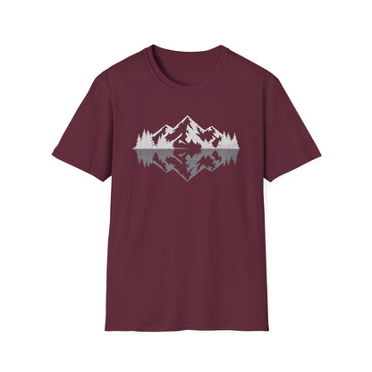 Mountains Art For outdoors hikers and nature lovers V1 T-Shirt
