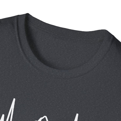 Mountains Hiking  Heartbeat Hiker Adventures V2 T-Shirt