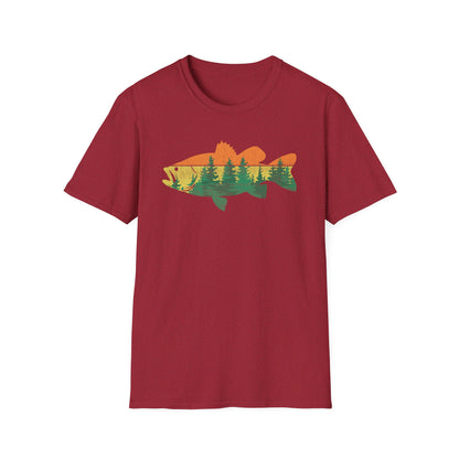 Fly Fishing Outdoor Forest Nature Fisherman Wildlife V1 T-Shirt