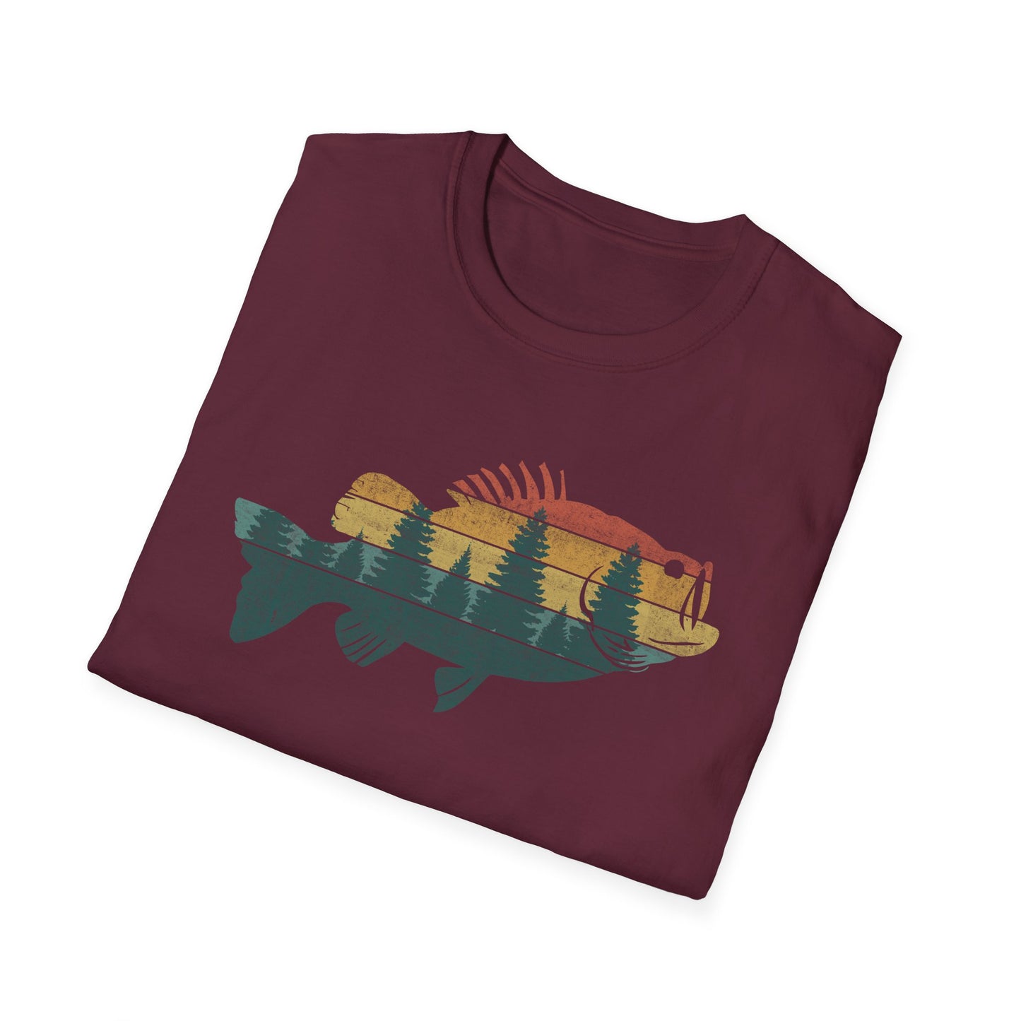 Fly Fishing Outdoor Forest Nature Fisherman Wildlife V2 T-Shirt