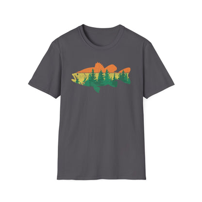 Fly Fishing Outdoor Forest Nature Fisherman Wildlife V1 T-Shirt