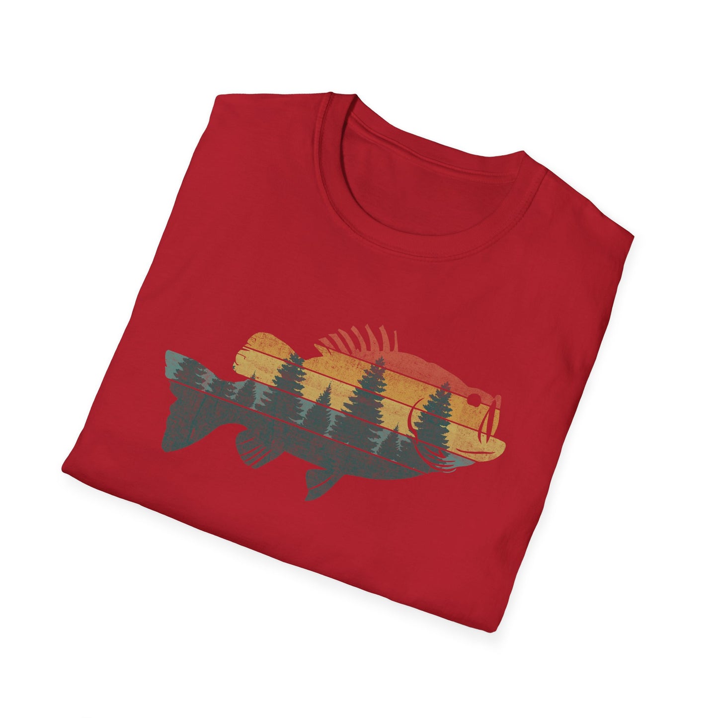 Fly Fishing Outdoor Forest Nature Fisherman Wildlife V2 T-Shirt
