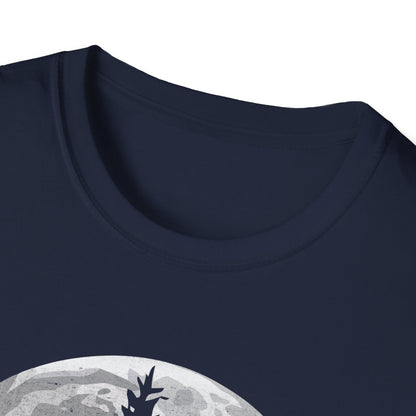 Moon Outdoor Trees Hikers T-Shirt