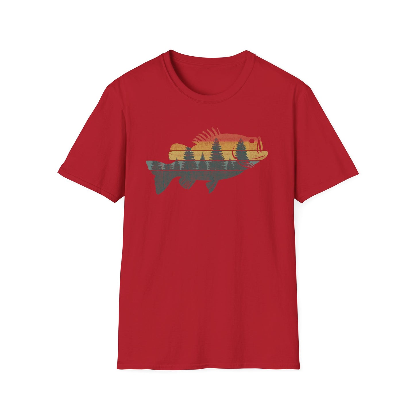 Fly Fishing Outdoor Forest Nature Fisherman Wildlife V2 T-Shirt