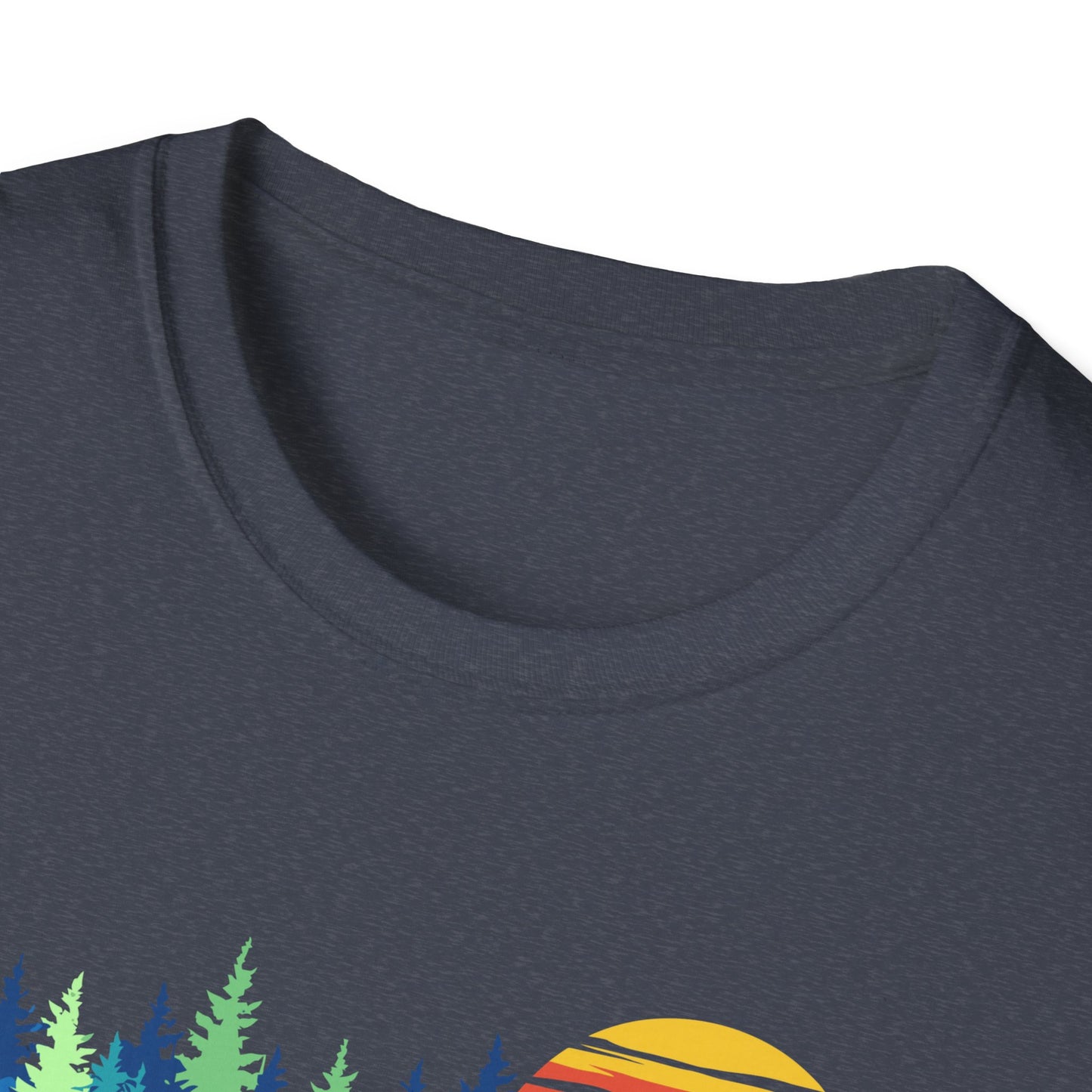 Retro Vintage Sunset Outdoor Forest V1 T-Shirt