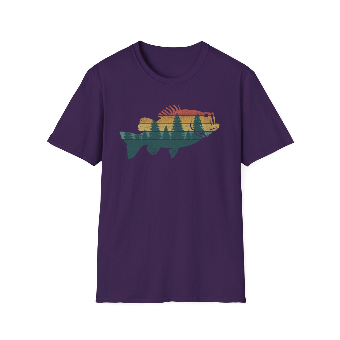Fly Fishing Outdoor Forest Nature Fisherman Wildlife V2 T-Shirt