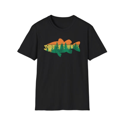 Fly Fishing Outdoor Forest Nature Fisherman Wildlife V1 T-Shirt