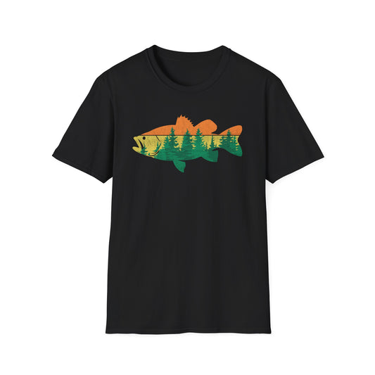 Fly Fishing Outdoor Forest Nature Fisherman Wildlife V1 T-Shirt