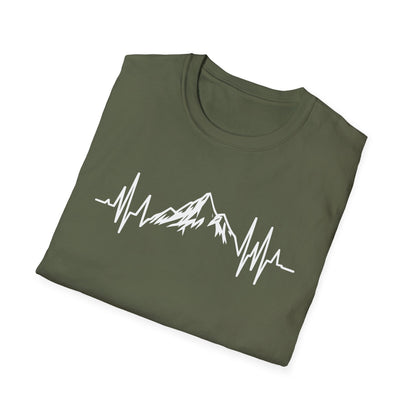 Mountains Hiking  Heartbeat Hiker Adventures V1 T-Shirt