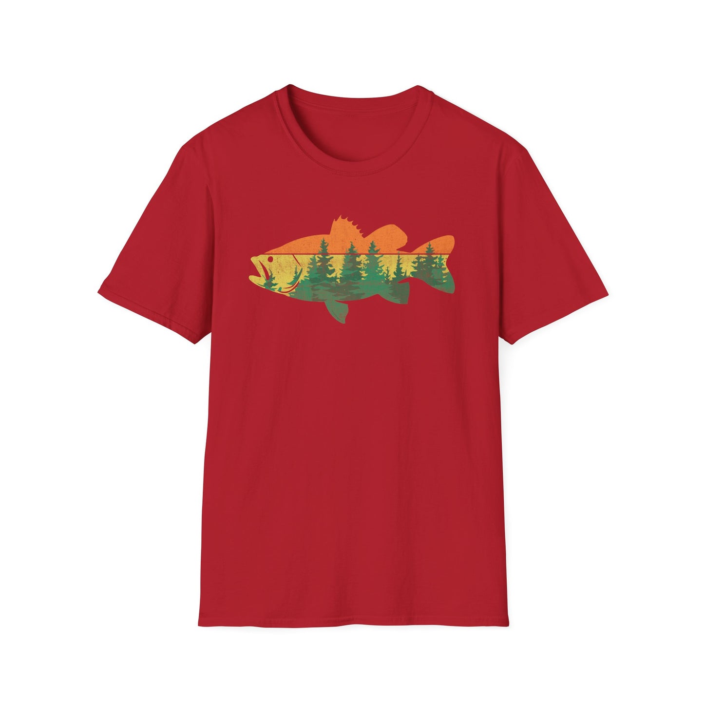 Fly Fishing Outdoor Forest Nature Fisherman Wildlife V1 T-Shirt
