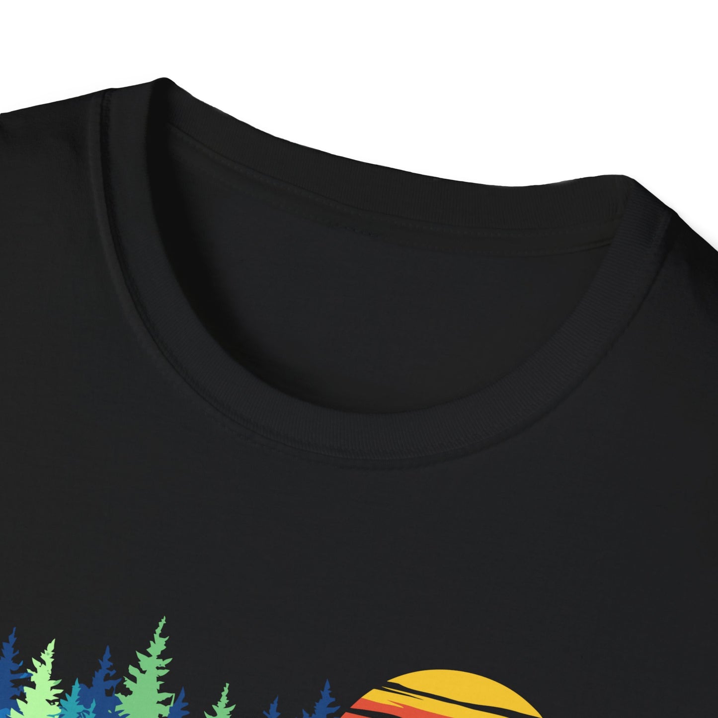 Retro Vintage Sunset Outdoor Forest V1 T-Shirt