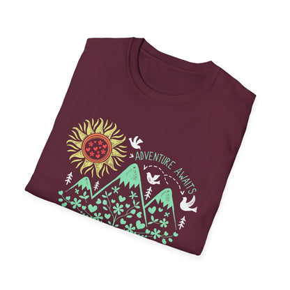 Adeventure Awaits outdoor V4 T-Shirt