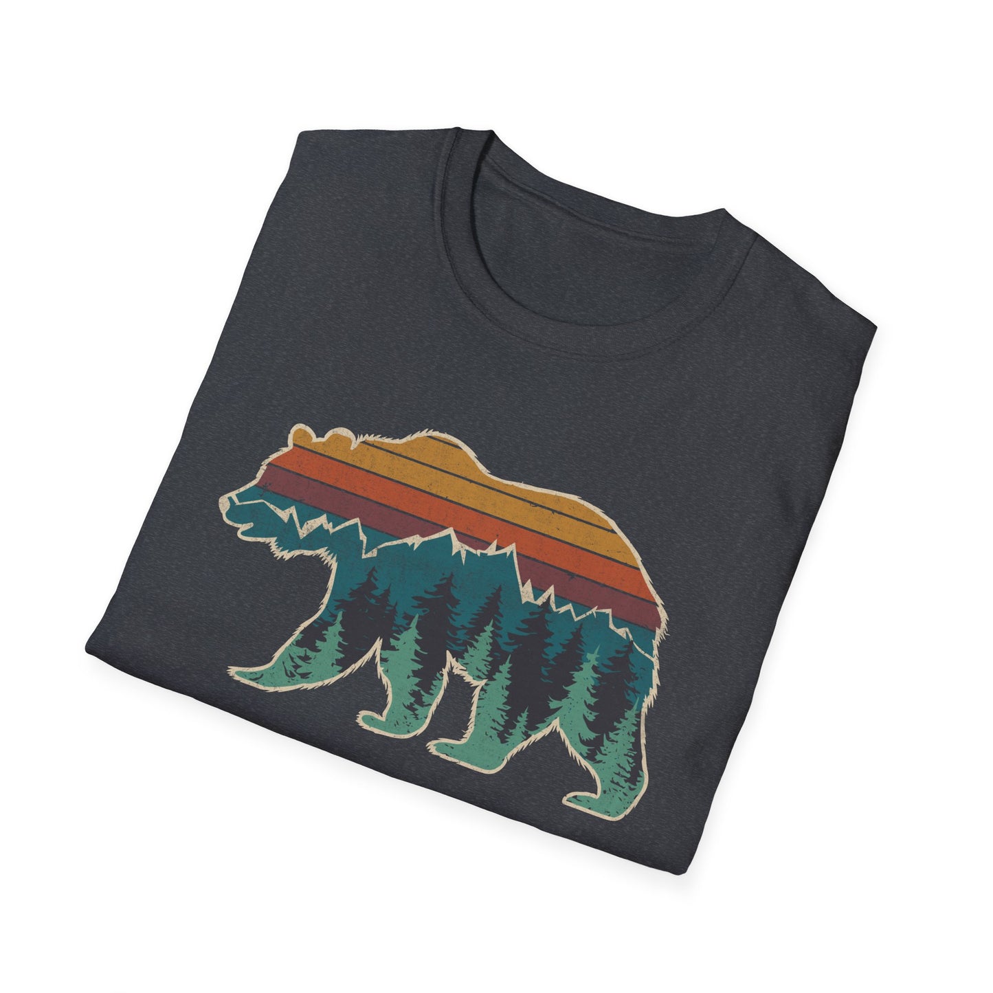 Bear Mountain Retro Vintage V1 T-Shirt
